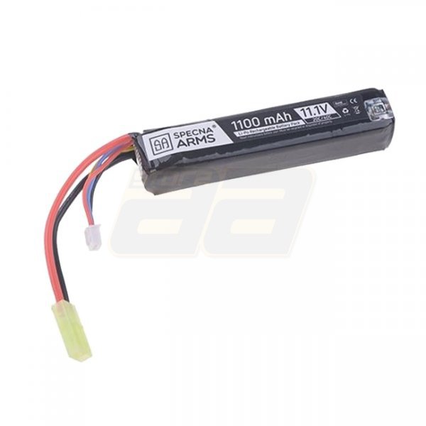 Specna Arms 11.1V 1100mAh 20/40C Li-Po Battery Stick - Small Tamiya