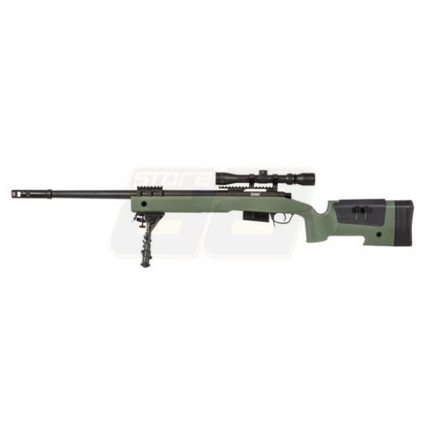 Specna Arms SA-S03 CORE Spring Sniper Rifle Set - Olive