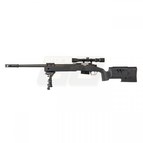 Specna Arms SA-S03 CORE Spring Sniper Rifle Set - Black