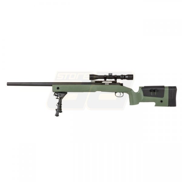 Specna Arms SA-S02 CORE Spring Sniper Rifle Set - Olive