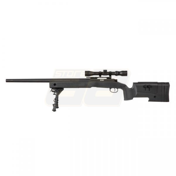 Specna Arms SA-S02 CORE Spring Sniper Rifle Set - Black