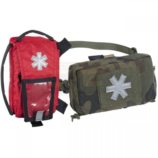 Helikon Modular Individual Med Kit Pouch - PL Woodland