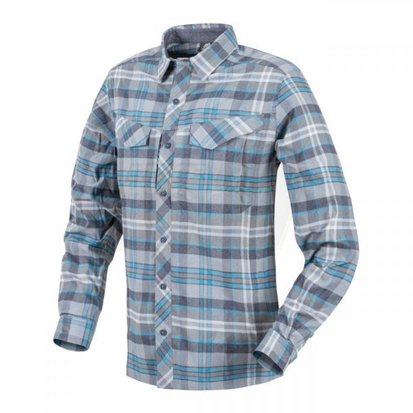 Helikon Defender Mk2 Pilgrim Shirt - Blue-Plaid - S