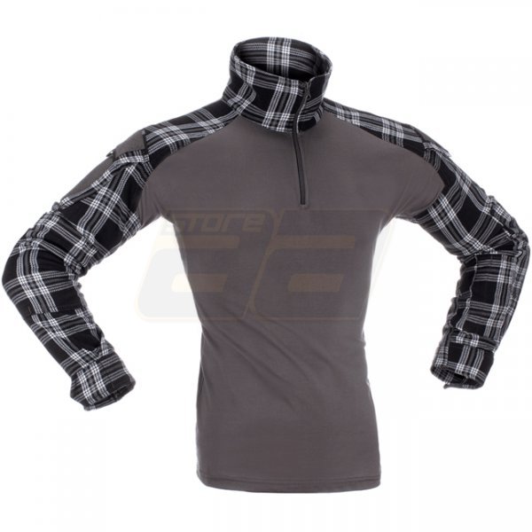 Invader Gear Flannel Combat Shirt - Black - M
