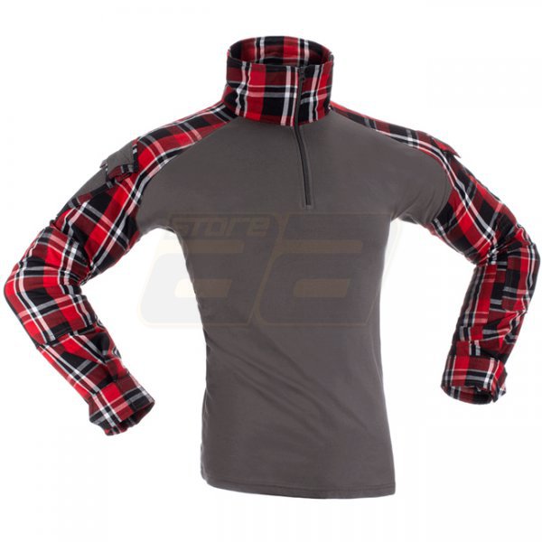 Invader Gear Flannel Combat Shirt - Red - M