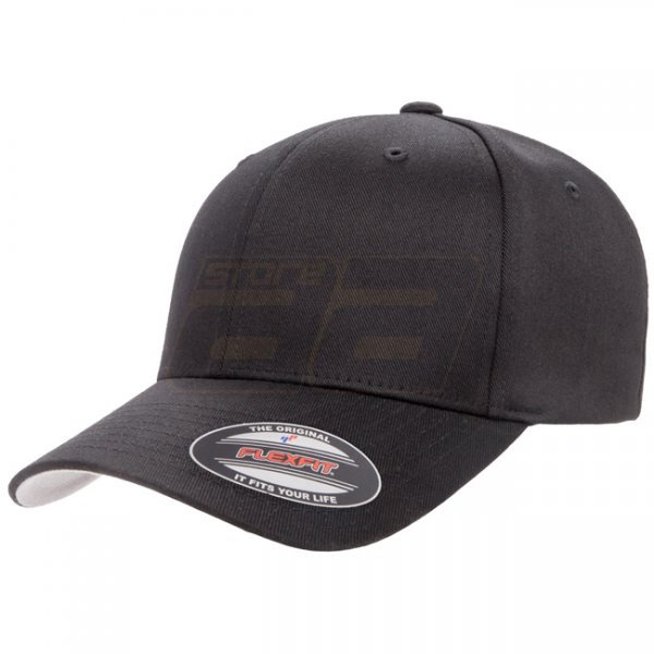 Flexfit Wooly Combed Cap - Black - S/M