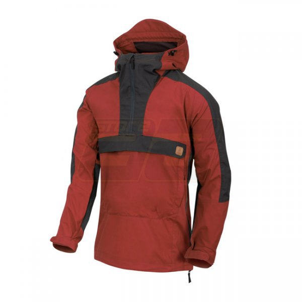 Helikon Woodsman Anorak Jacket - Crimson Sky / Ash Grey - M