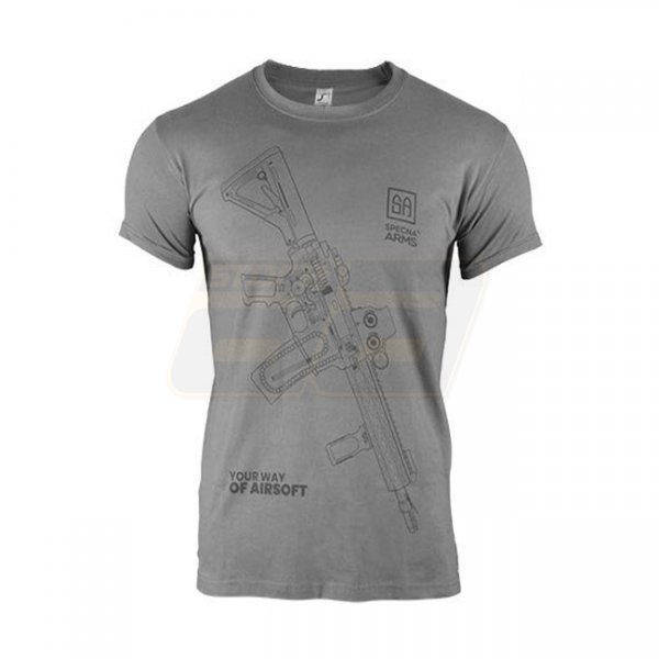 Specna Arms Shirt - Your Way of Airsoft 01 - Grey/Black - M