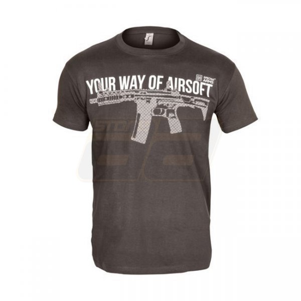 Specna Arms Shirt - Your Way of Airsoft 04 - Grey/White - 2XL