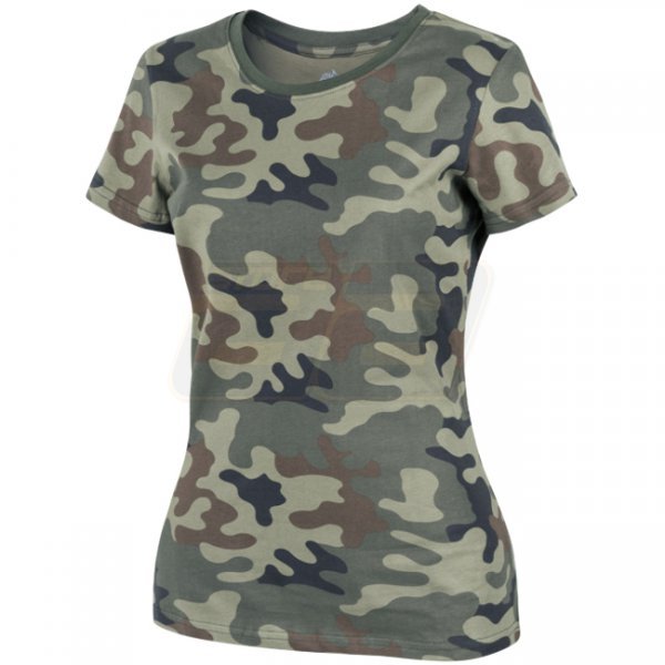 Helikon Women's T-Shirt - PL Woodland - XS