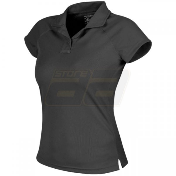 Helikon Women's UTL Polo Shirt TopCool Lite - Black - XS