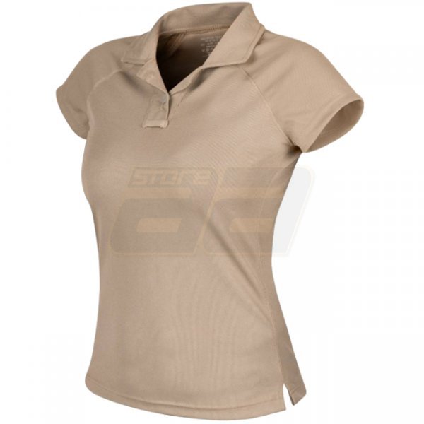 Helikon Women's UTL Polo Shirt TopCool Lite - Khaki - XS