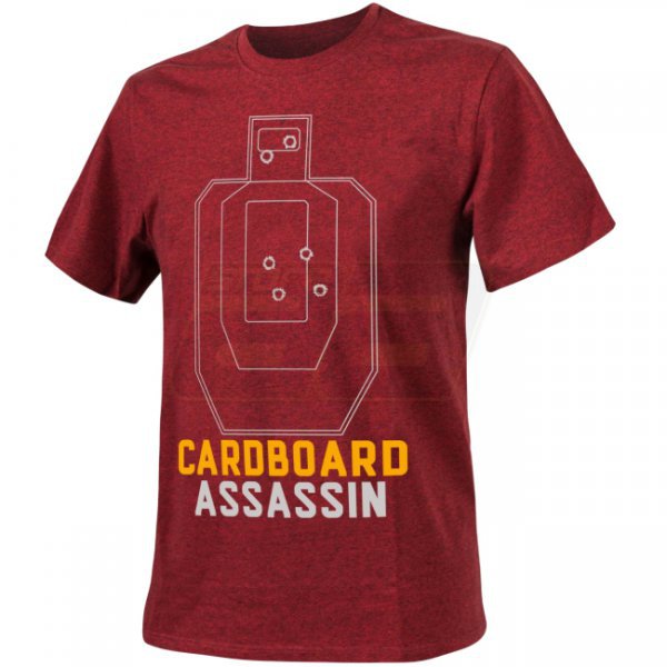 Helikon T-Shirt Cardboard Assassin - Melange Red - XL