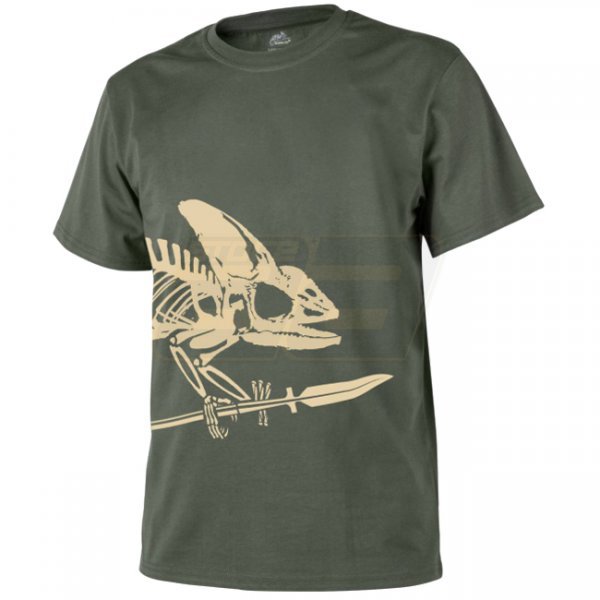 Helikon-Tex T-Shirt Full Body Skeleton - Olive Green - M