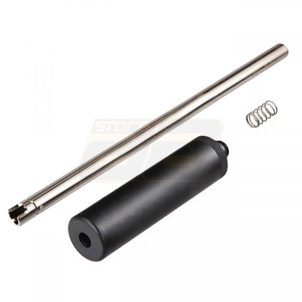 WE Pistol Silencer & Long Inner Barrel Set