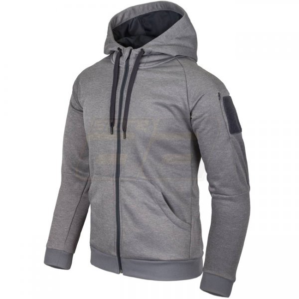Helikon-Tex Urban Tactical Hoodie FullZip - Melange Grey - XL
