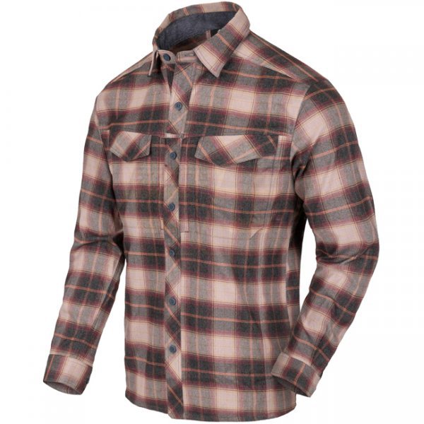 Helikon Defender Mk2 Pilgrim Shirt - Rust Plaid - 2XL