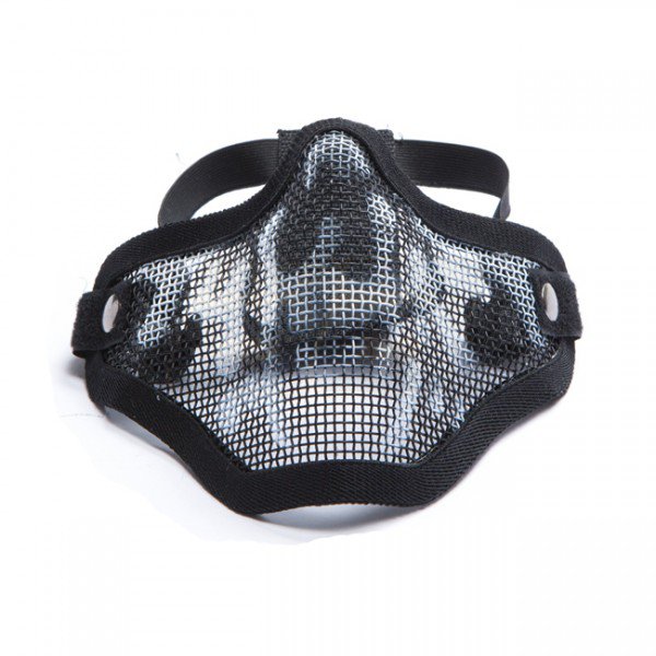 Strike Steel Half Face Mask - Skull