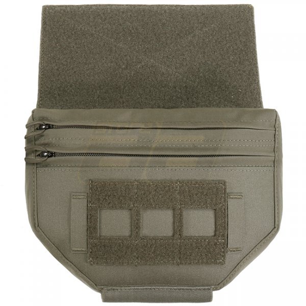 Warrior Laser Cut Drop Down Velcro Utility Pouch - Ranger Green