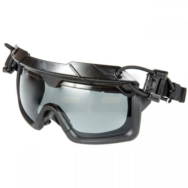 FMA Tactical Helmet Goggles Grey Lens - Black