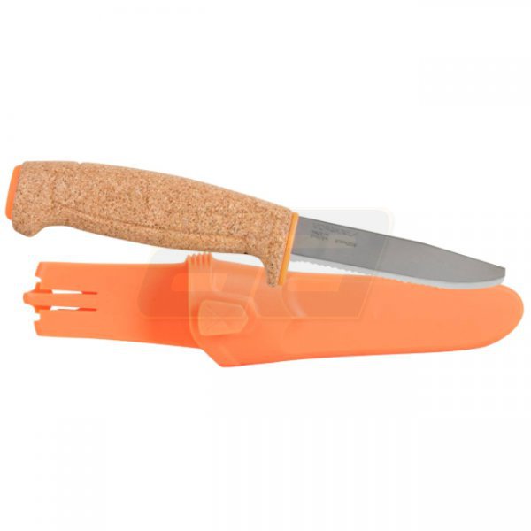 Morakniv Floating Serrated Knife - Orange