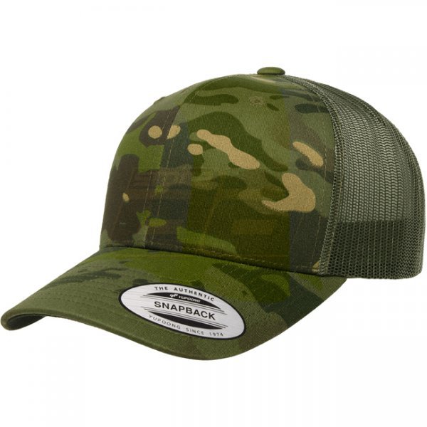 Flexfit Multicam Retro Trucker Snapback Cap - Multicam Tropic