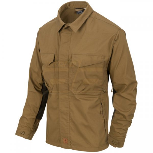 Helikon Woodsman Shirt - Coyote / Taiga Green A - S