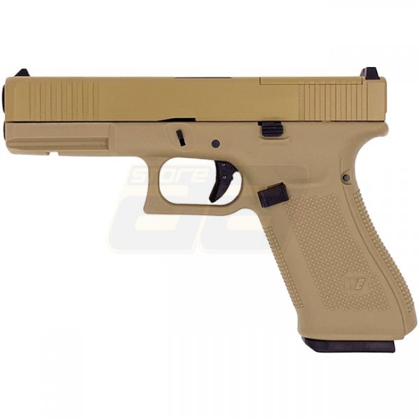WE G17 MOS Gen.5 Gas Blow Back Pistol - Tan