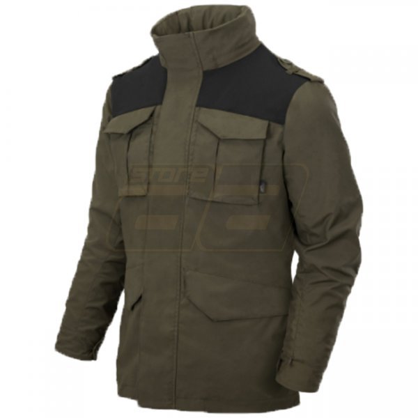 Helikon Covert M65 Jacket - Taiga Green / Black - M