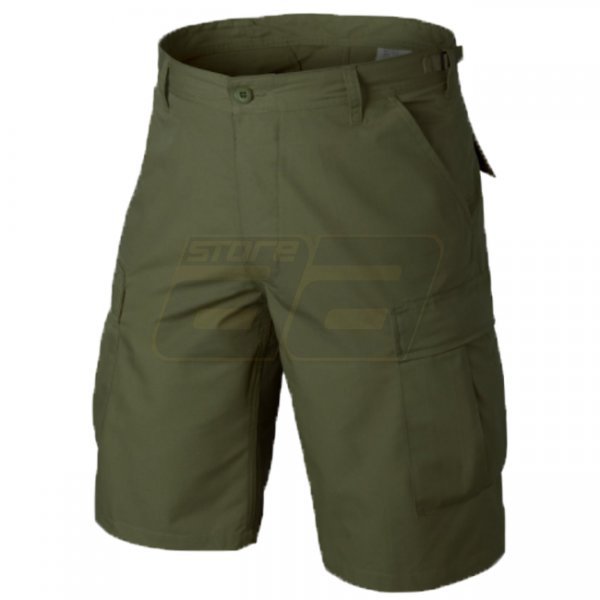 Helikon BDU Shorts PolyCotton Ripstop - Olive Green - XS