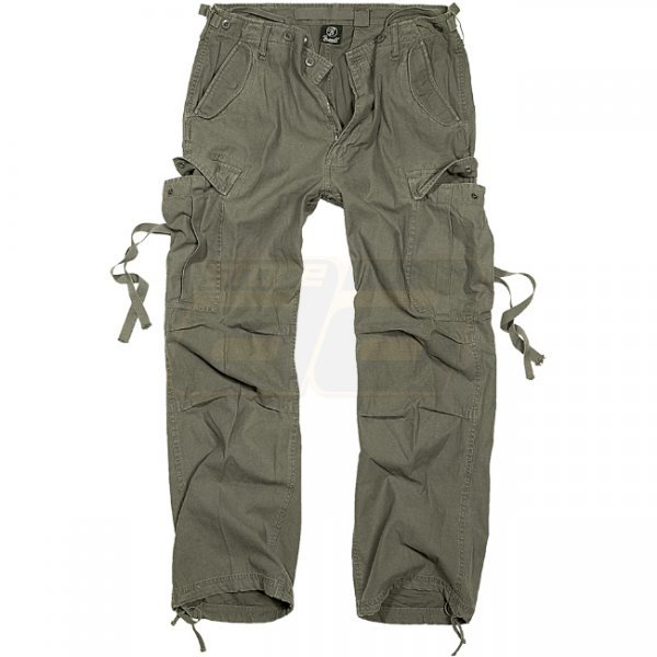 Brandit M65 Vintage Trousers - Olive - L