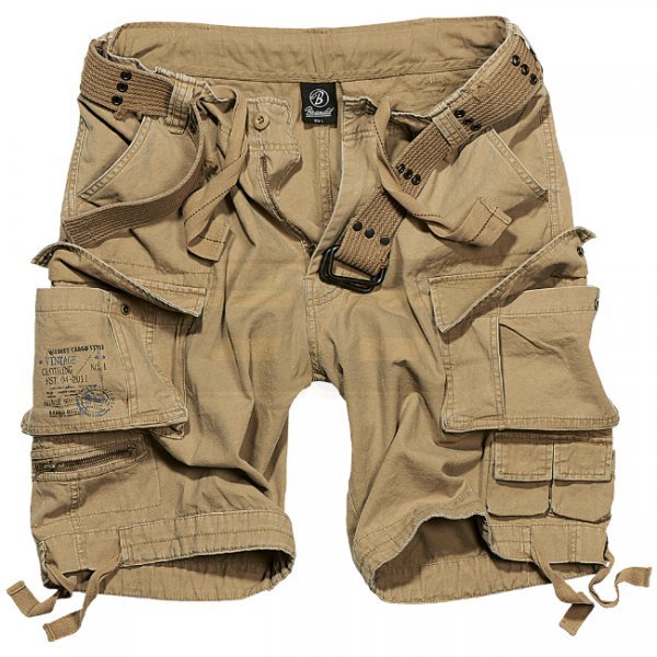 Brandit Savage Vintage Shorts - Beige - L