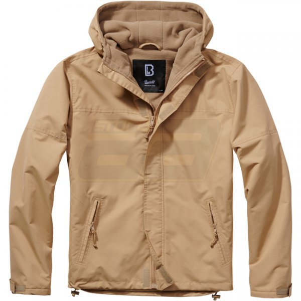 Brandit Windbreaker Frontzip - Camel - 2XL