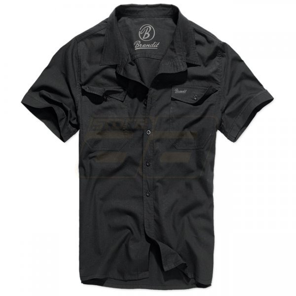 Brandit Roadstar Shirt Shortsleeve - Black - S