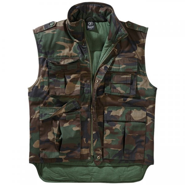 Brandit Ranger Vest - Woodland - L