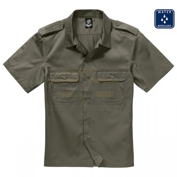 Brandit US Shirt Shortsleeve - Olive - L