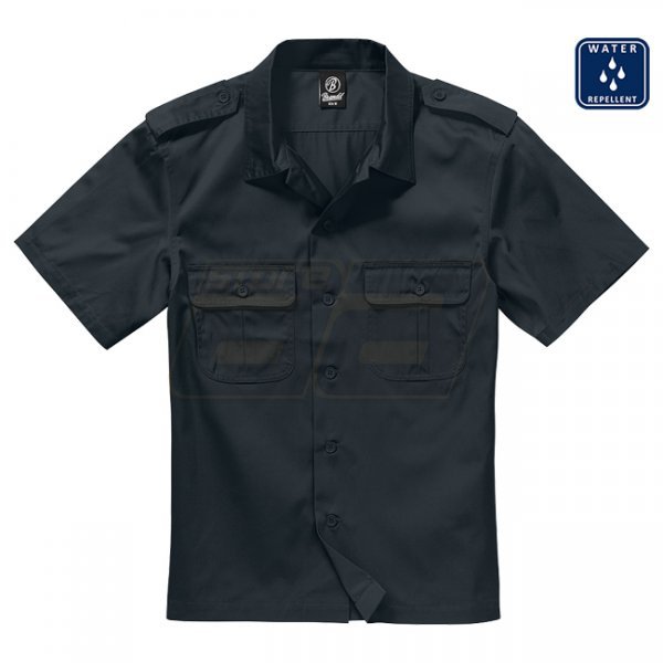 Brandit US Shirt Shortsleeve - Black - 2XL