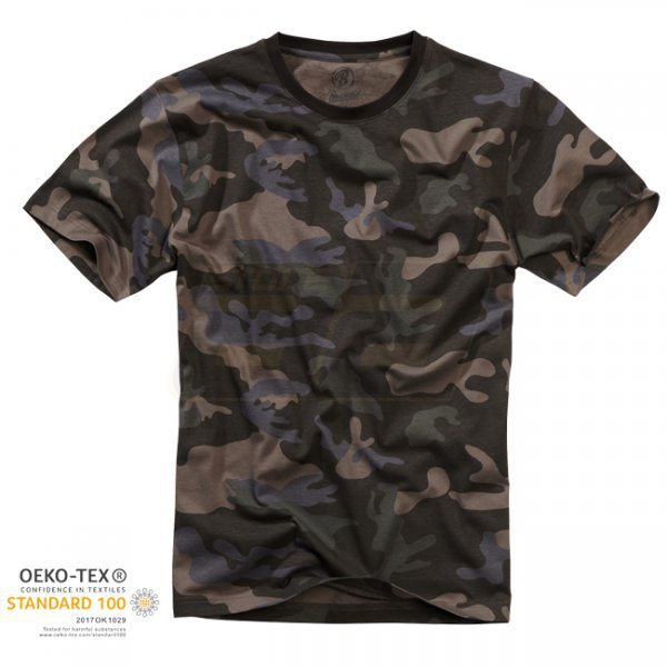 Brandit T-Shirt - Dark Camo - S