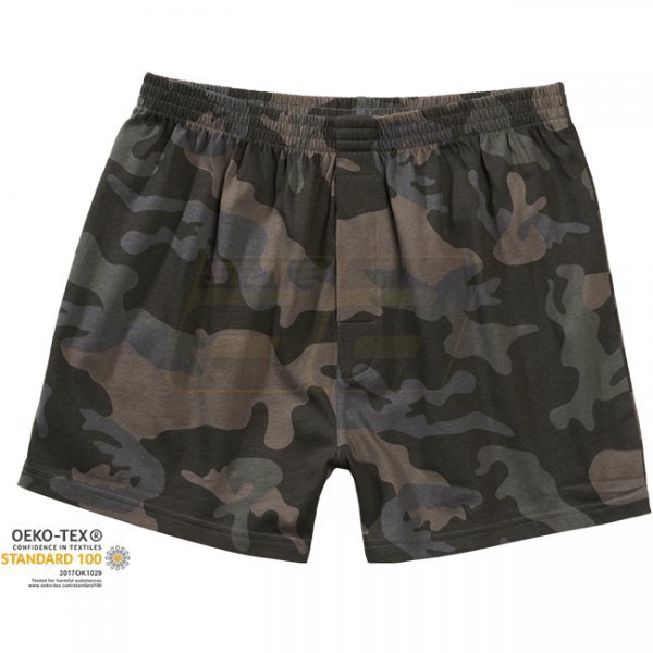 Brandit Boxershorts - Dark Camo - L