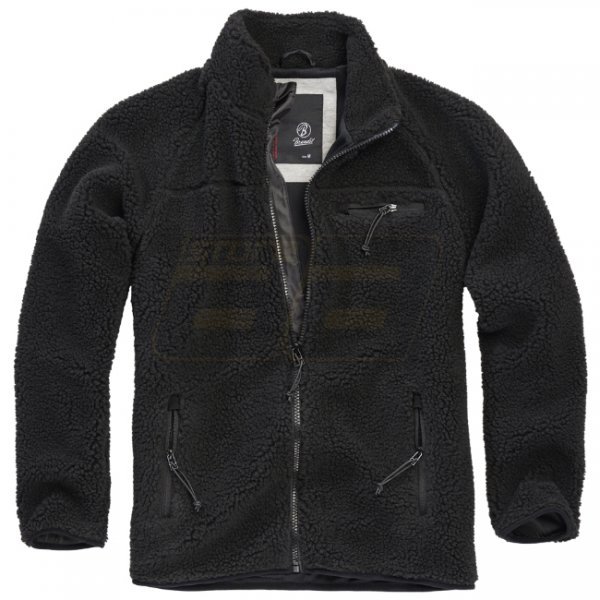 Brandit Teddyfleece Jacket - Black - M