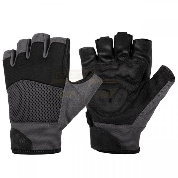 Helikon Half Finger Mk2 Gloves - Black / Shadow Grey B - 2XL