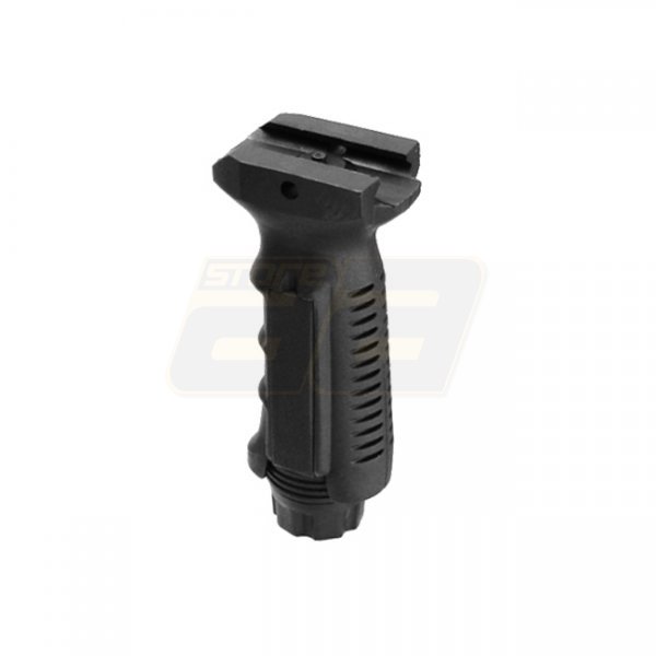 Leapers Ergonomic Ambidextrous Vertical Foregrip - Black