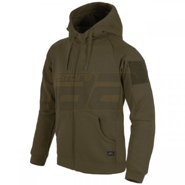 Helikon Urban Tactical Hoodie Lite FullZip - Green - XS