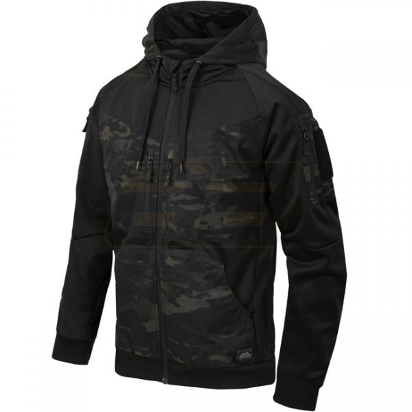 Helikon Rogue Tactical Hoodie FullZip - Black / Multicam Black - 2XL