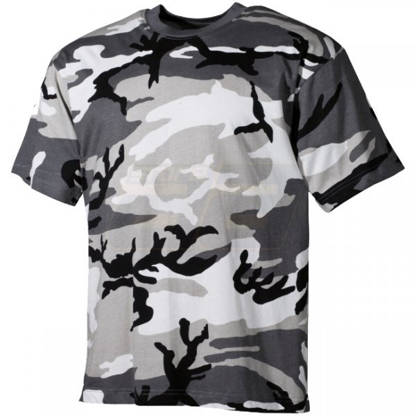 MFH US T-Shirt - Urban Camo - 2XL