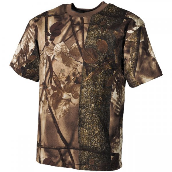 MFH US T-Shirt - Hunter Brown - S