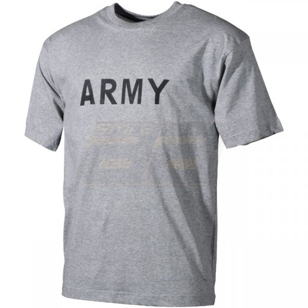 MFH Army Print T-Shirt - Grey - XL