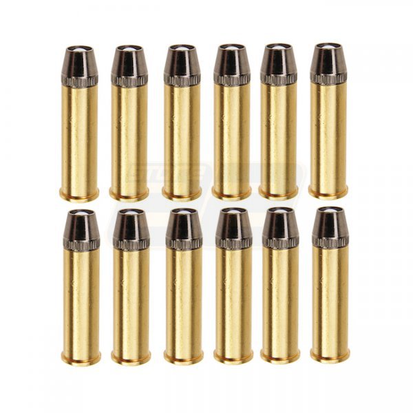 WinGun Full Metal Brass Co2 Revolver Shell Set 12pcs