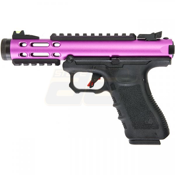 WE G Series Galaxy Gas Blow Back Pistol - Purple