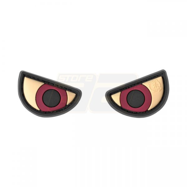 JTG Angry Eyes Rubber Patch - Color